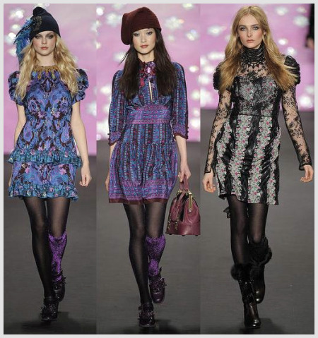 Fashion   Feed on Anna Sui 2009 2010 Autumn Winter Collection At Fashion Week