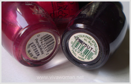 OPI nail polishes