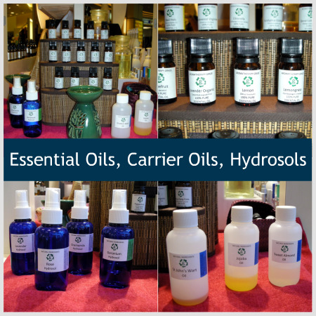 essential oils carrier oils hydrosols