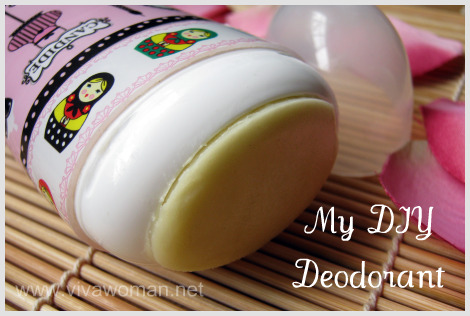 DIY homemade deodorant