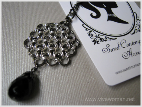 chainmaille handmade necklace