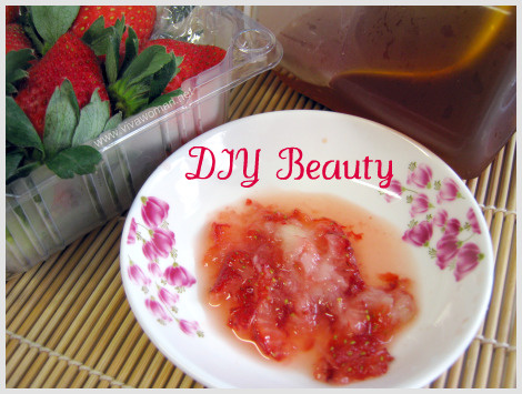 strawberry honey mask