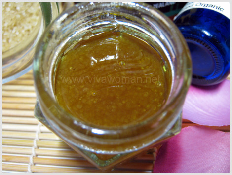 brown sugar honey hand scrub