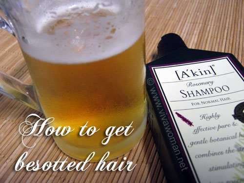 DIY Beauty: let your hair be besotted with beer