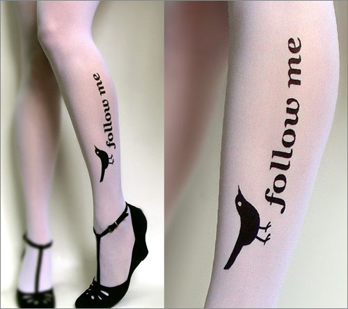 Tattoo tights: Have beautiful decorated legs without 