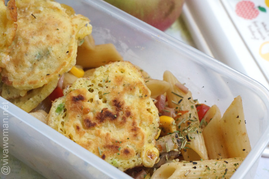 fritters-pasta-lunchbox