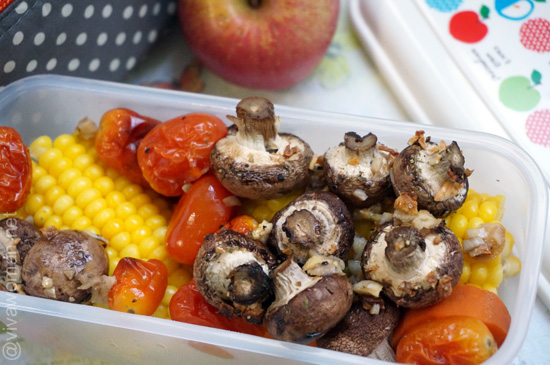 mushroom-corn-lunchbox