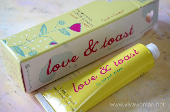 Love & Toast Paper Flower Handcreme