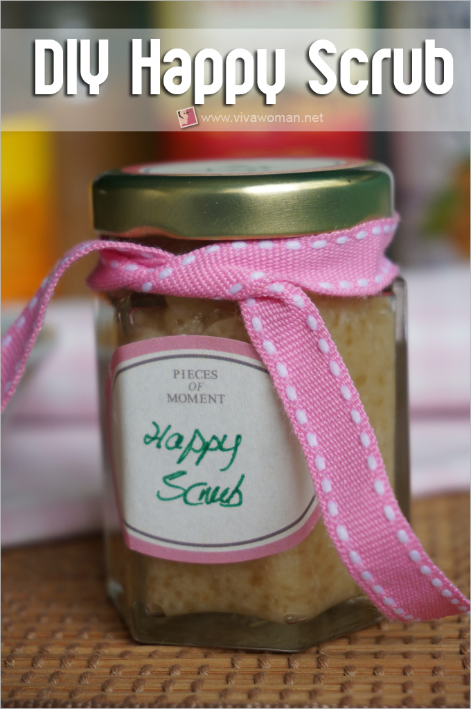 DIY Happy Scrub For Hands & Lips