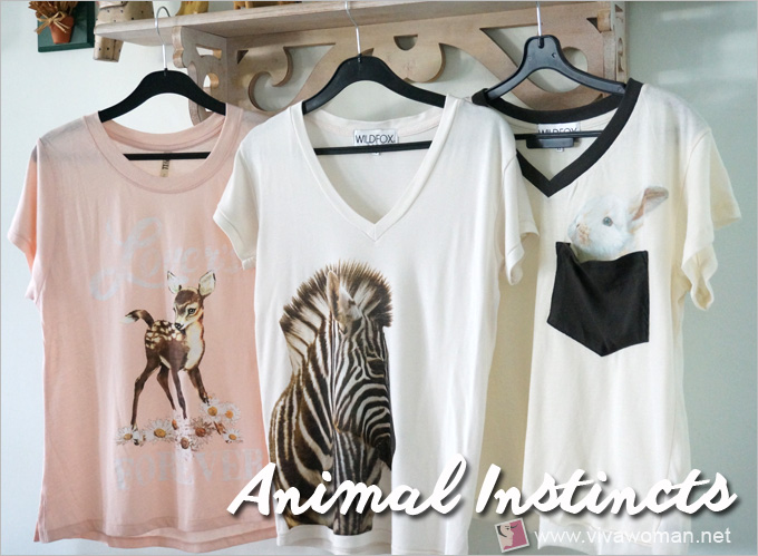 Whimsical Animal Motif Tees