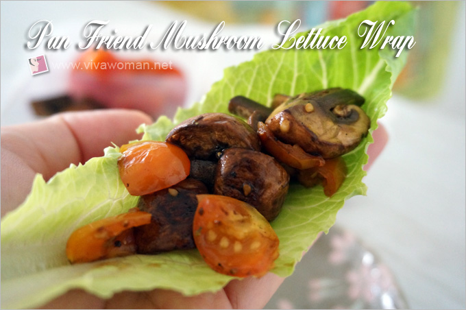 Mushroom Lettuce Wrap