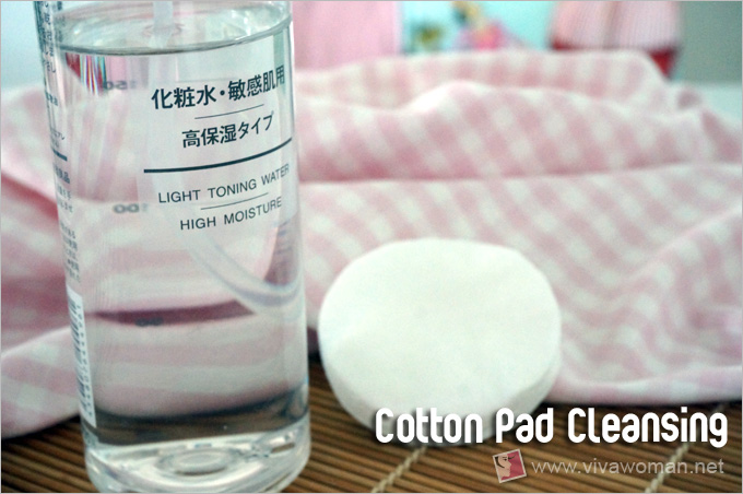 Cotton Pad Cleansing For Morning