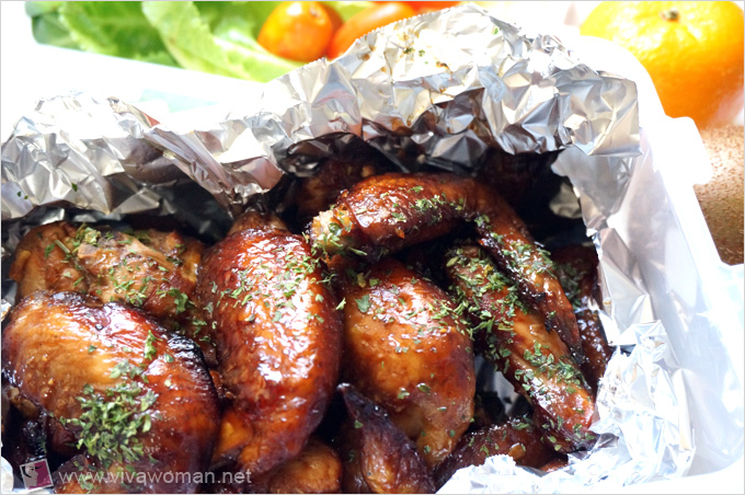 Tasty Baked Chicken Wings Lunchbox