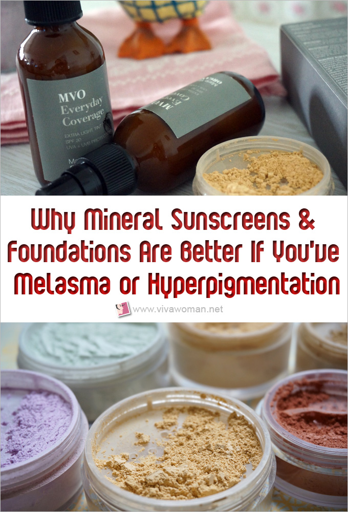 Why Mineral Sunscreens And Foundations Are Better If You've Melasma Or Hyperpigmentation