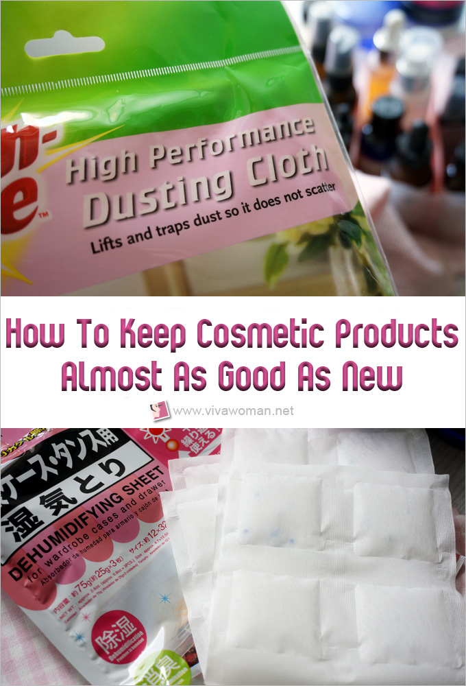 How to keep cosmetic products almost as good as new