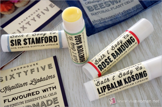 Shophouse Sixtyfive Kopitiam Lipbalms