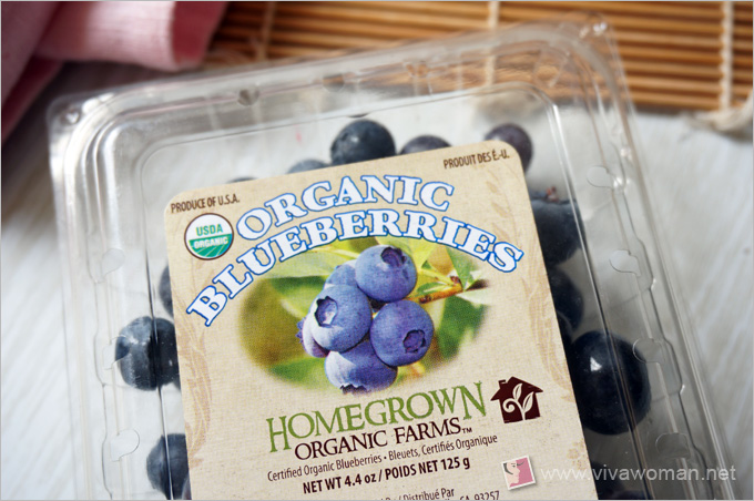 organic blueberries