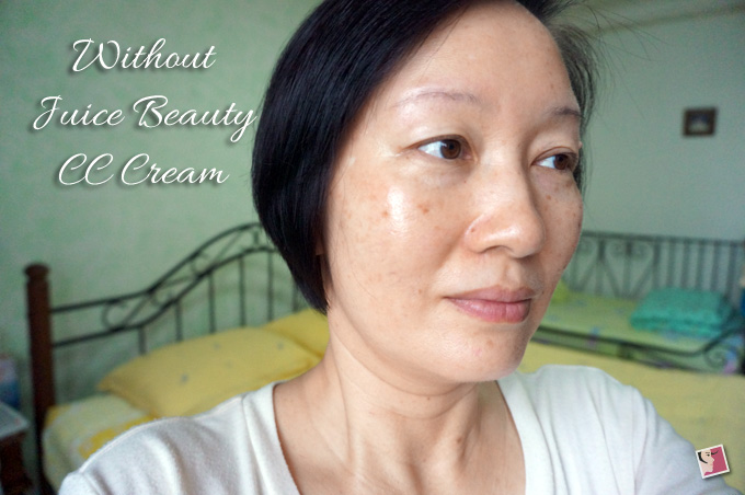 Juice Beauty Stem Cellular CC Cream FOTD Before