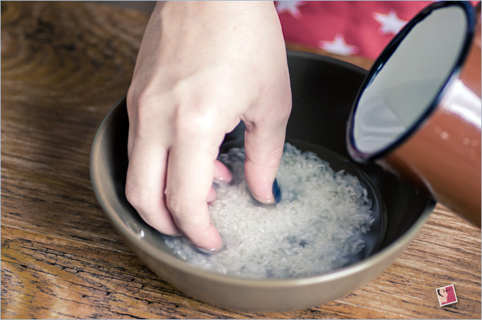 Wash Face With Rice Water