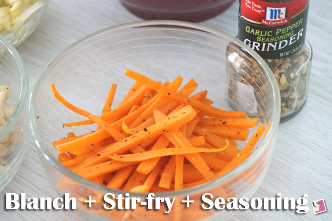 Stir-Fry Blanch Carrot