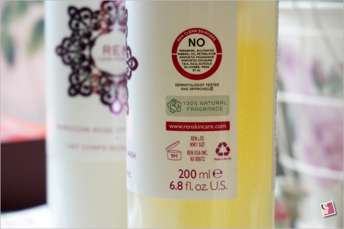 REN Moroccan Rose Otto Body Wash Ingredients